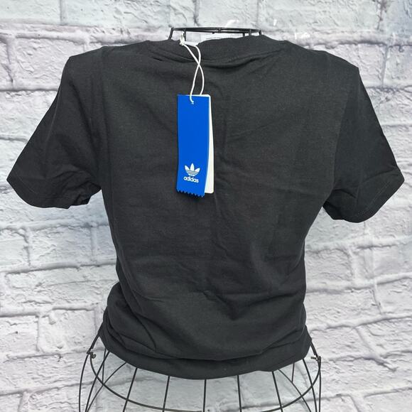 Adidas OG stacked trefoil tee pink new size XS - Picture 2 of 6